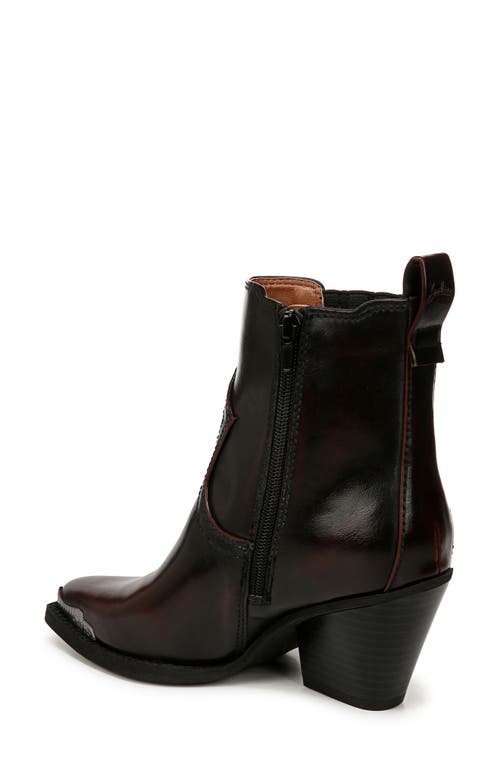 Zodiac Women's Raylin Embellished Cowboy Booties In Mahogany/black