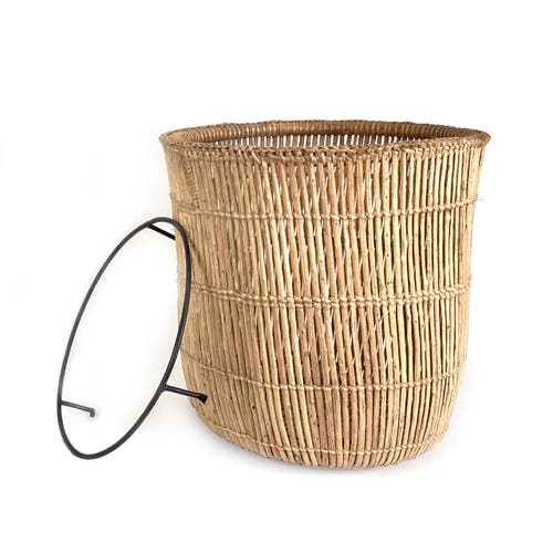 Shop Mbare Lozi Fishtrap Basket In Natural