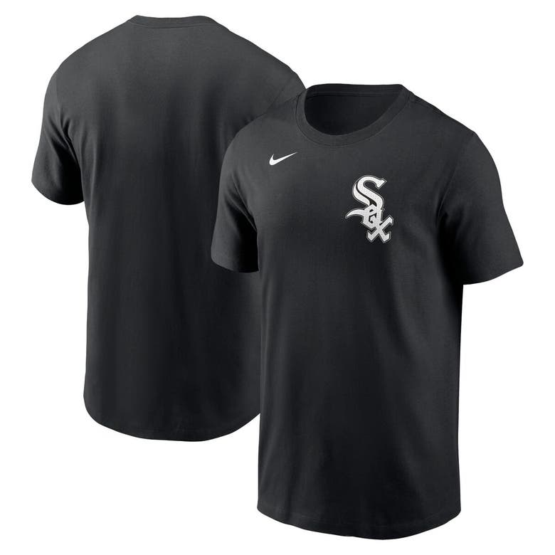 Shop Nike Black Chicago White Sox Fuse Wordmark T-shirt