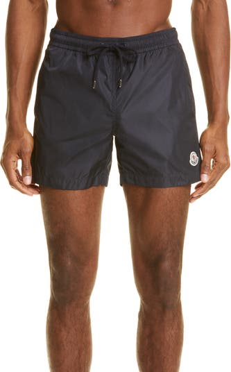 Moncler navy clearance swim shorts