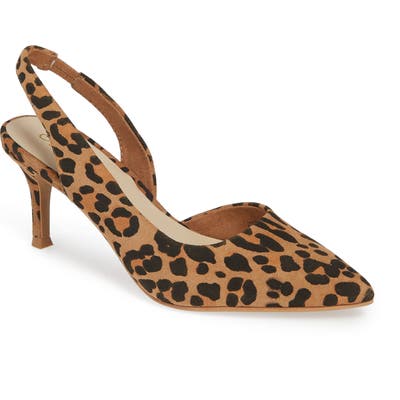 Seychelles Ornament Slingback Pump- Brown