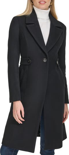 Cole haan slick wool wrap coat best sale