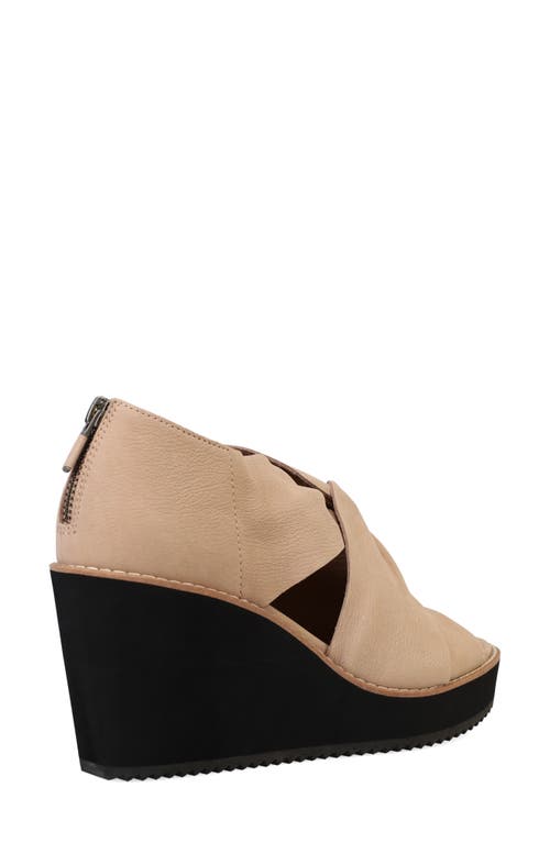 Shop Eileen Fisher Raja Platform Wedge Sandal In Stone