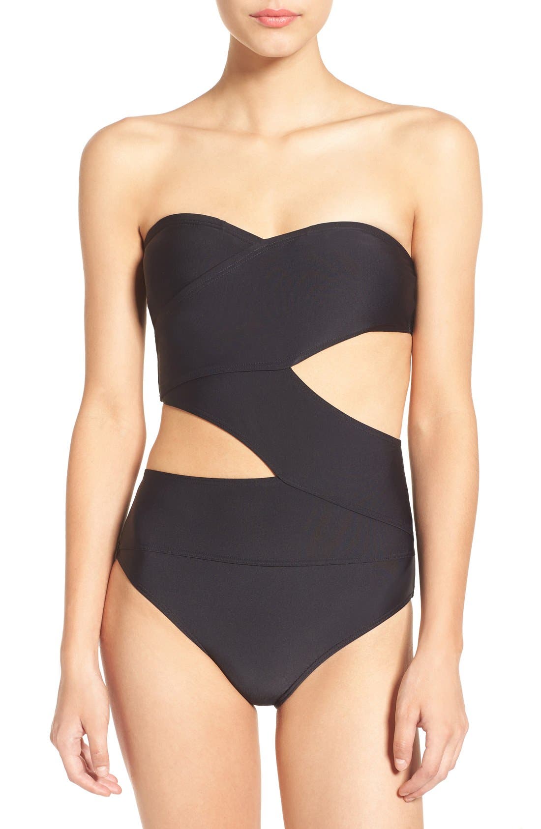 volcom one piece cutout swimsuit