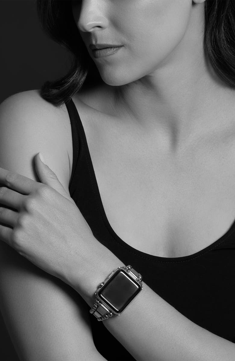Lagos Smart Caviar Stainless Steel Link Band For Apple Watch Nordstrom Lagos Smart Caviar Stainless Steel Link Band For Apple Watch Nordstrom