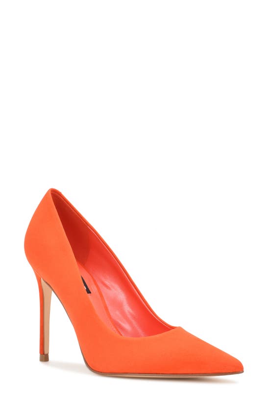 Shop Nine West Fresh Pointed Toe Pump In Orange