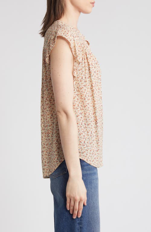 TREASURE & BOND TREASURE & BOND FLUTTER SLEEVE TOP 