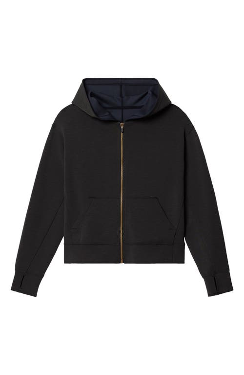 Shop Rhone Dreamglow Full Zip Hoodie In Black