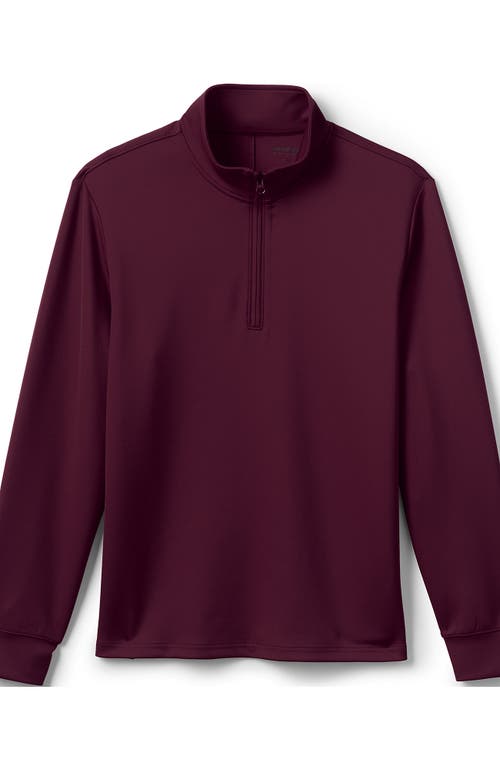 LANDS' END LANDS' END SCHOOL UNIFORM  QUARTER ZIP PULLOVER
