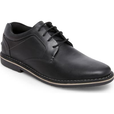 Steve Madden Harver Plain Toe Derby- Black