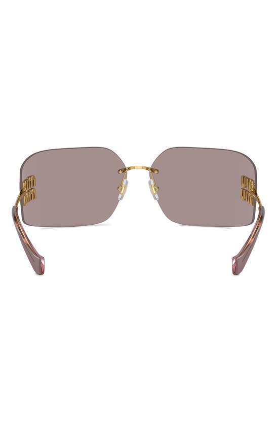 MIU MIU MIU MIU 80MM OVERSIZE IRREGULAR SUNGLASSES