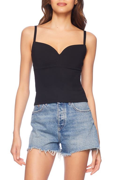 Sweetheart Neck Camisole in Black