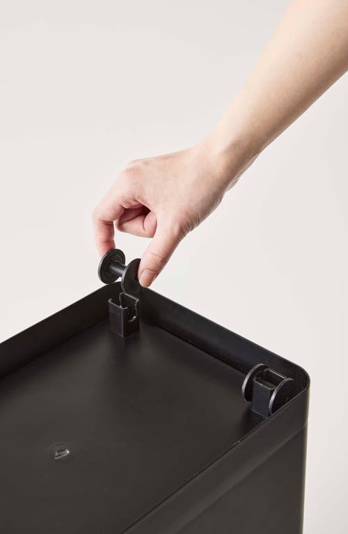 Yamazaki Extra-large Airtight Pet Rolling Food Storage Container In Black