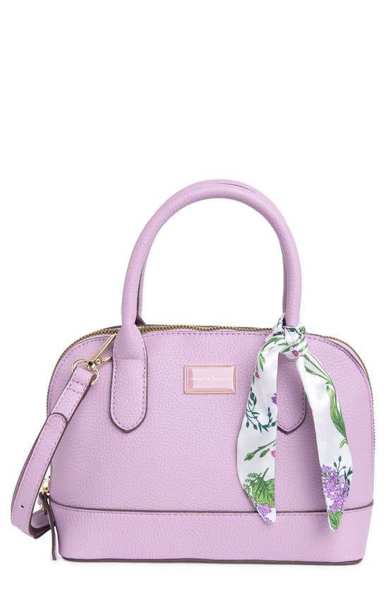 Nanette Lepore Val Convertible Dome Top Satchel In Lavender