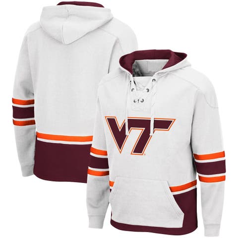 virginia tech lace up shirt