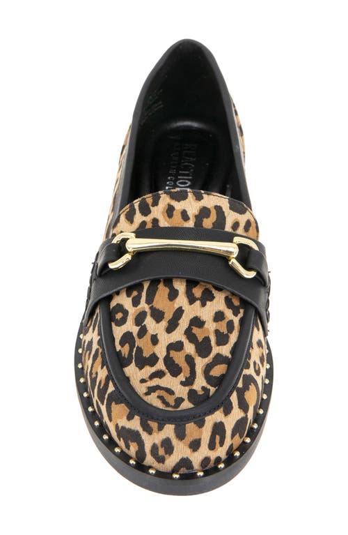 Reaction Kenneth Cole Cadila Loafer In Leopard Micro