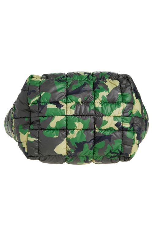 Veecollective Small Porter Camo Water Repellent Quilted Tote In Print