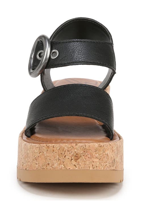 Shop Zodiac Glory Platform Wedge Sandal In Black