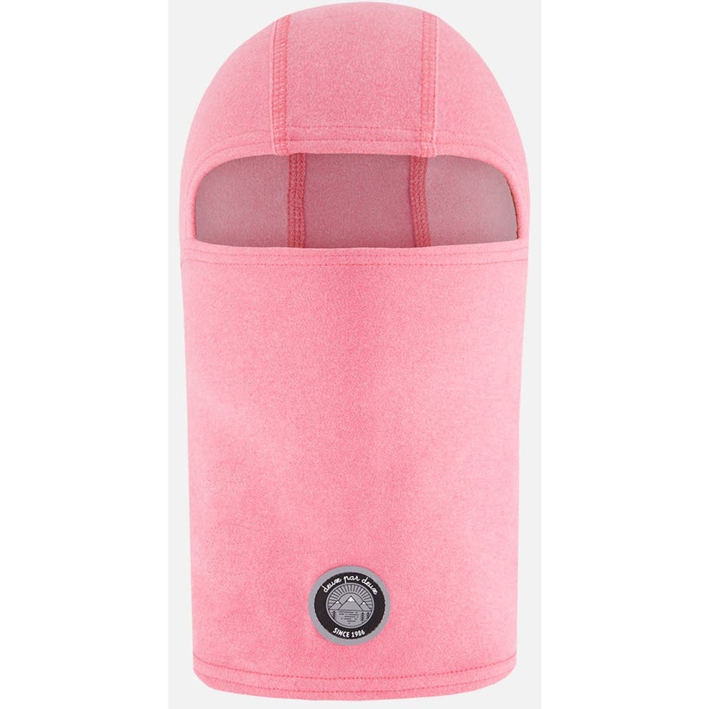 Deux Par Deux Girl's Jersey Balaclava Candy Pink In Azalea Pink