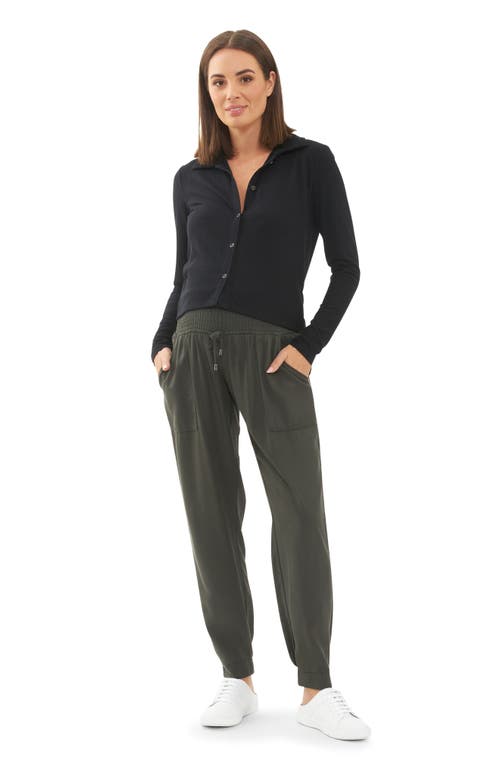 Shop Ripe Maternity Off Duty Maternity Joggers In Olive