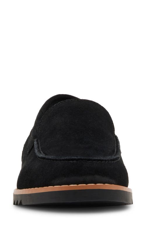 Blondo Libra Waterproof Loafer In Black Suede