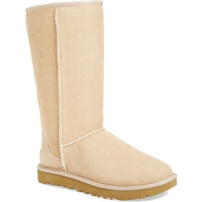 Ugg Classic Ii Genuine Shearling Lined Tall Boot, Beige