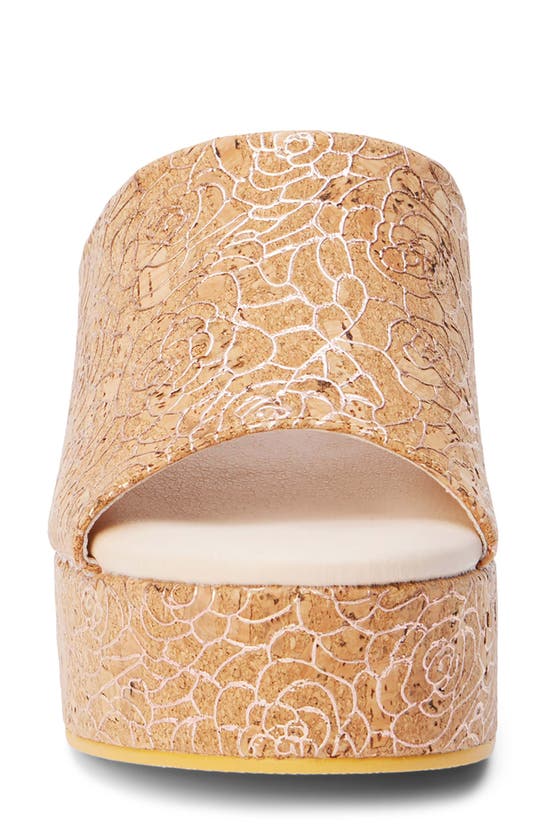 Shop Coconuts By Matisse Terry Platform Sandal In Rose Cork