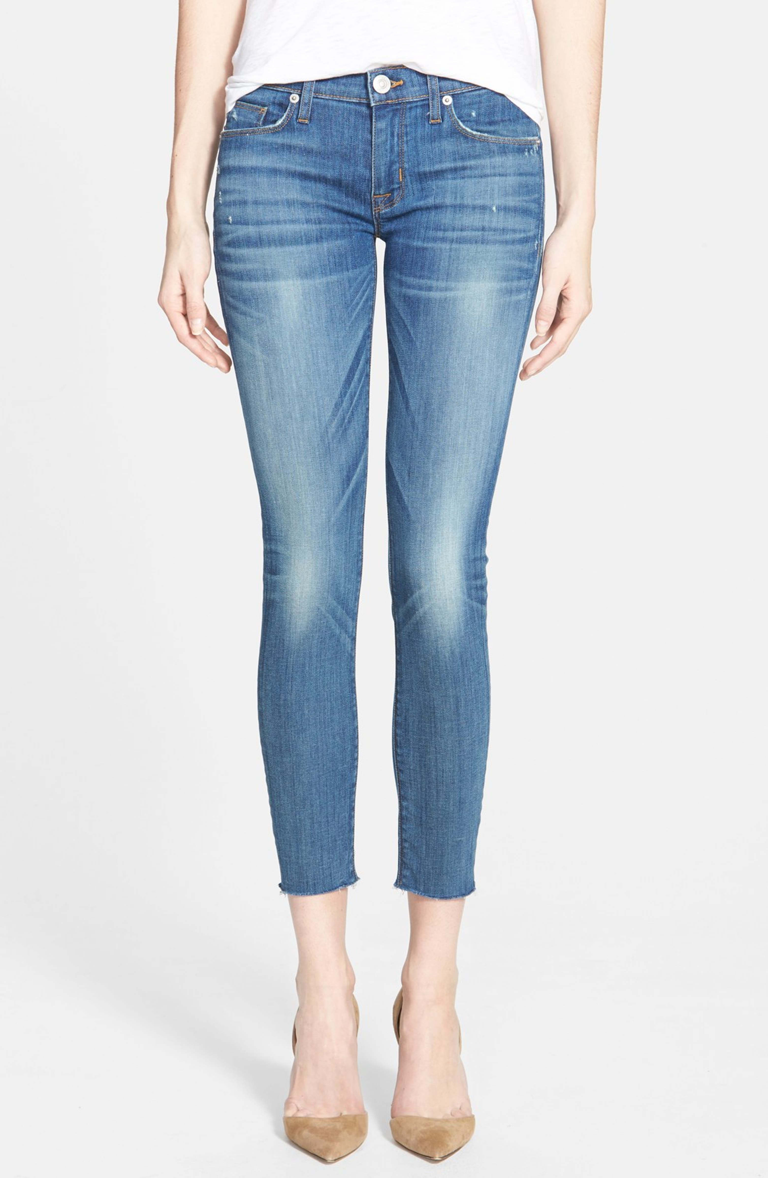 Hudson Jeans 'Krista' Raw Edge Crop Jeans (Talk the Talk) | Nordstrom