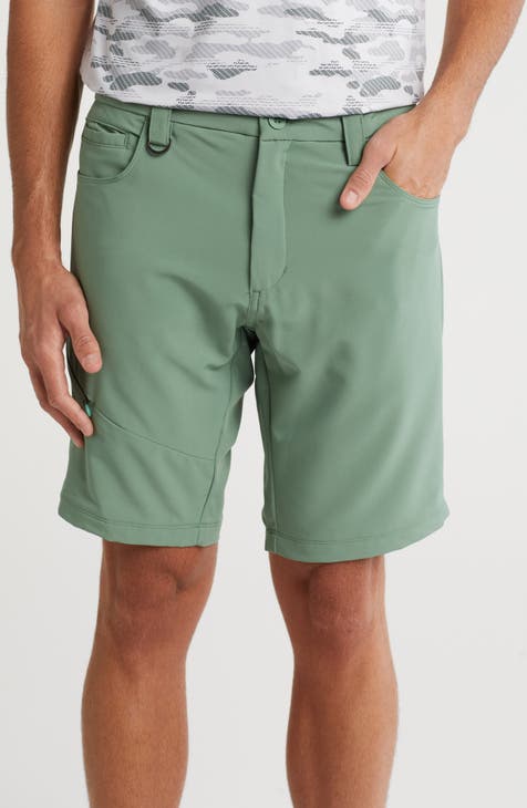 Four-Way Woven Golf Shorts<br />