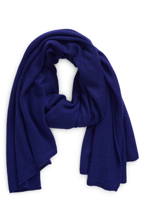 Shop Nordstrom Cashmere Scarf In Blue Beacon