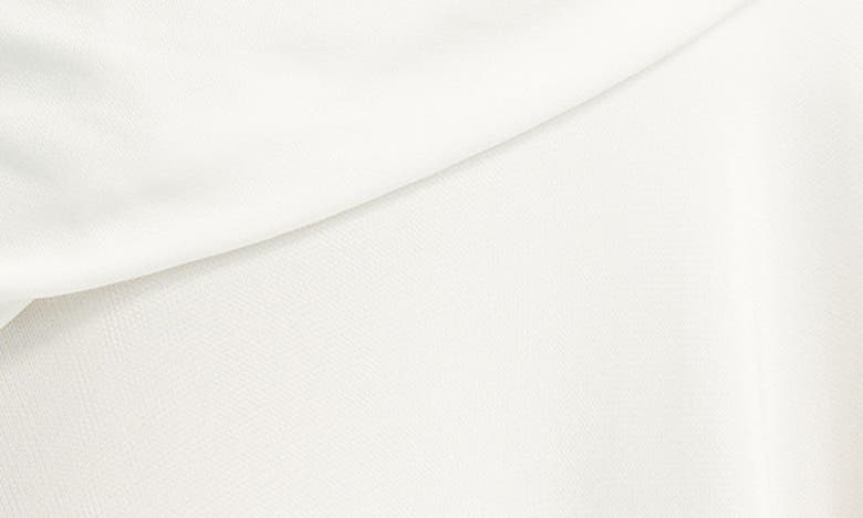 Shop Bardot Sorella Ruffle High-low Jersey Midi Dress In Orchid White