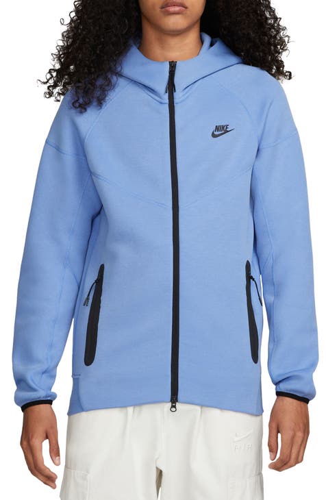 Men's New York Knicks Nike Blue Element Logo Performance Half-Zip Pullover  Jacket