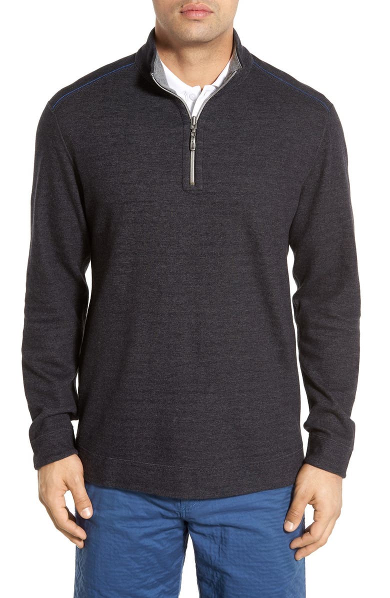 Tommy Bahama 'Flip Out' Reversible Half Zip Pullover | Nordstrom