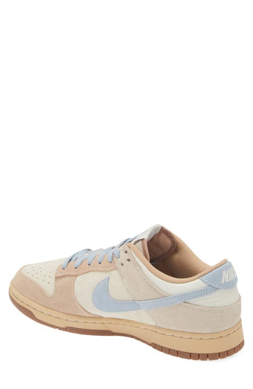 Shop Nike Dunk Low Sneaker In Coconut Milk/light Blue