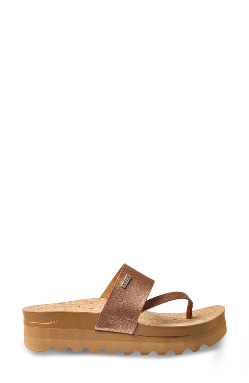 Reef Sol Hi Platform Sandal In Copper