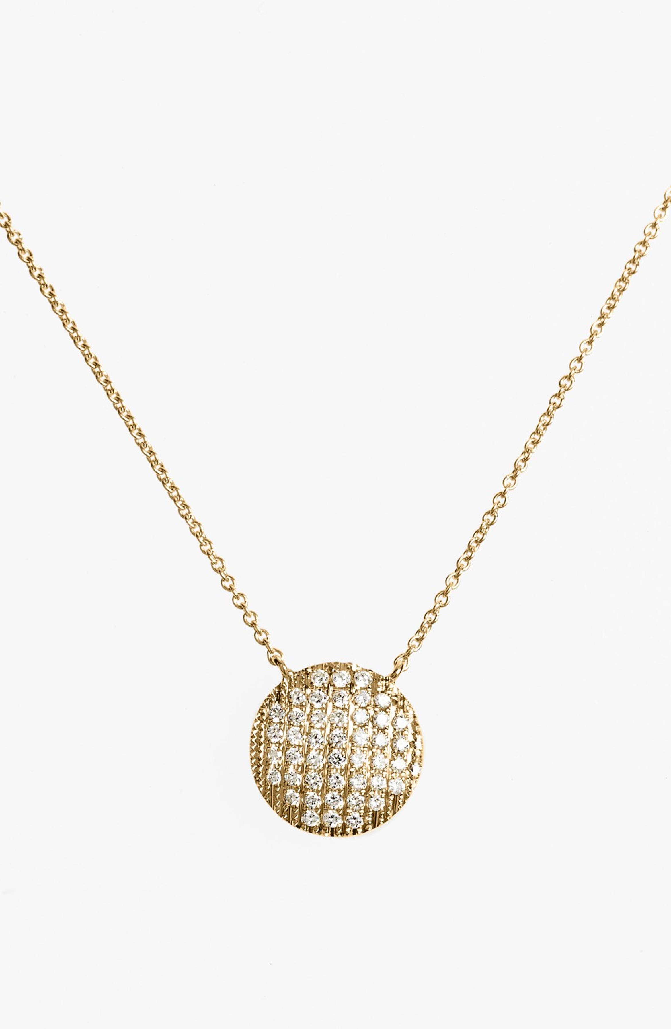 Dana Rebecca Designs 'Lauren Joy' Diamond Disc Pendant Necklace | Nordstrom