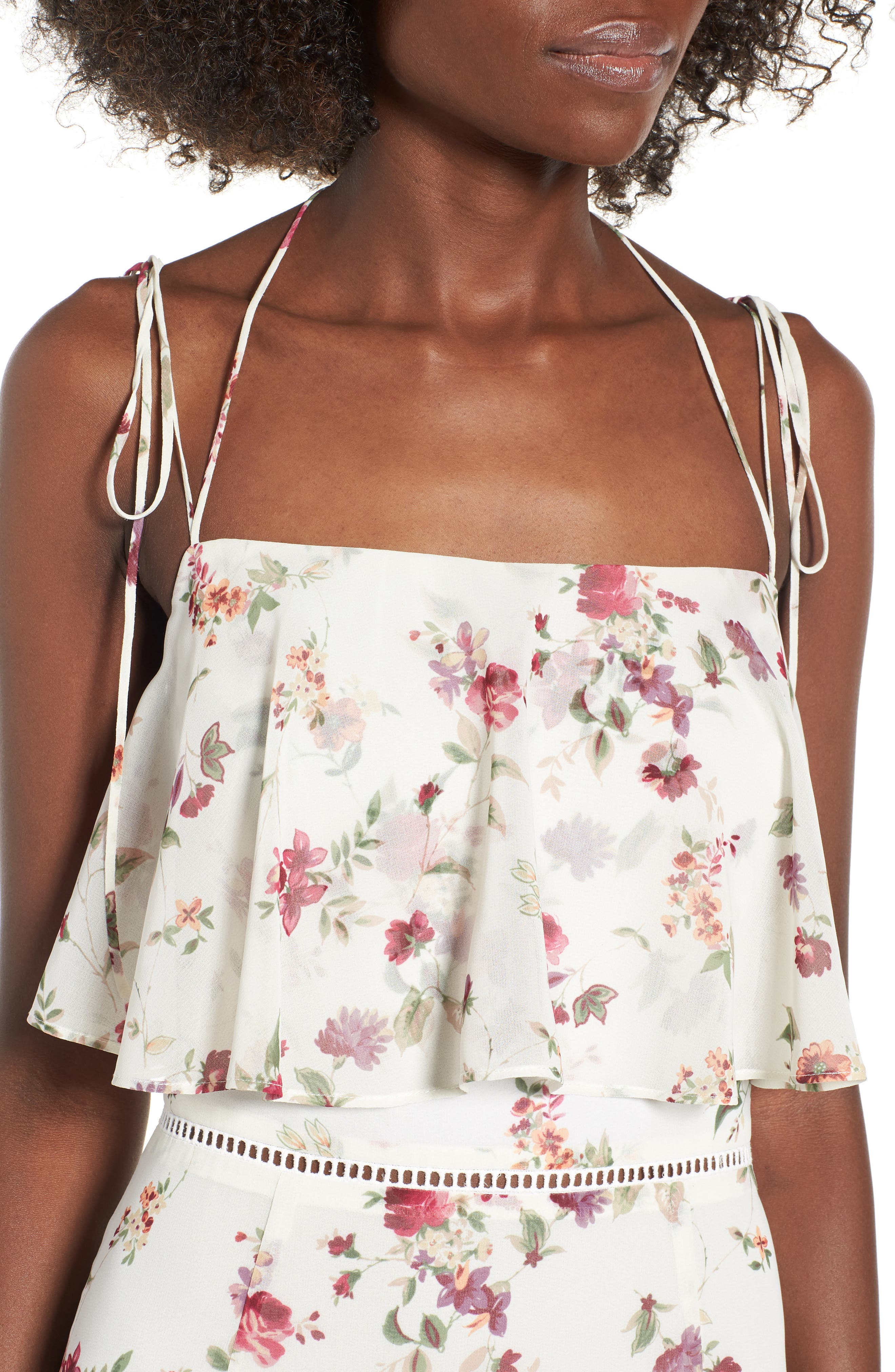 wayf imola tiered midi dress