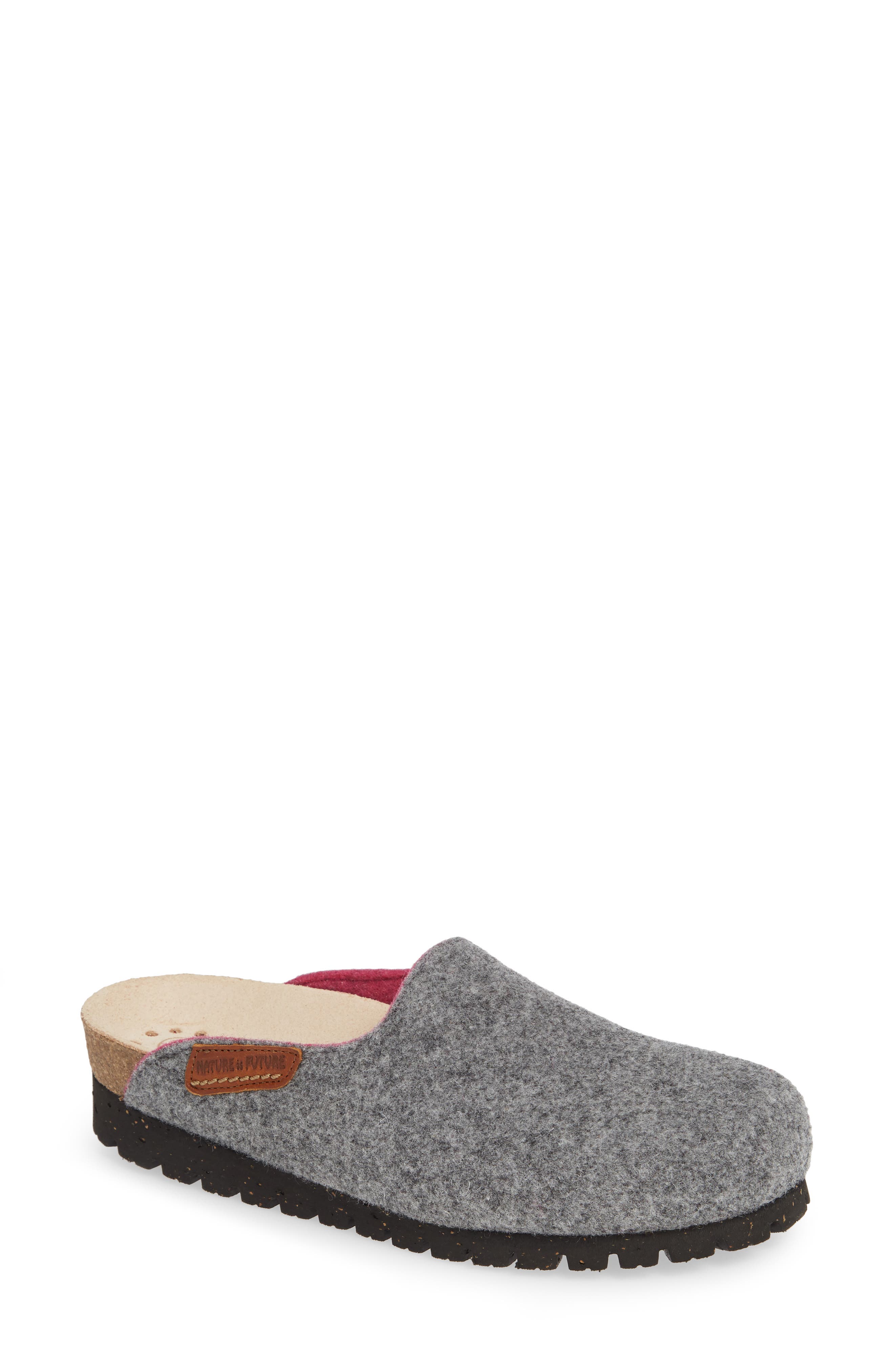 Mephisto Thea Boiled Wool Clog, Grey