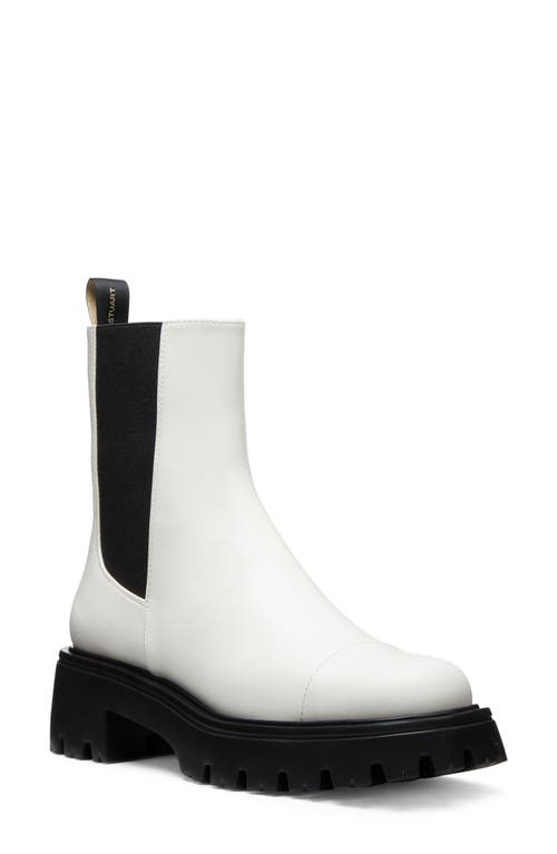 Shop Stuart Weitzman Emerson Chelsea Boot In Cream.