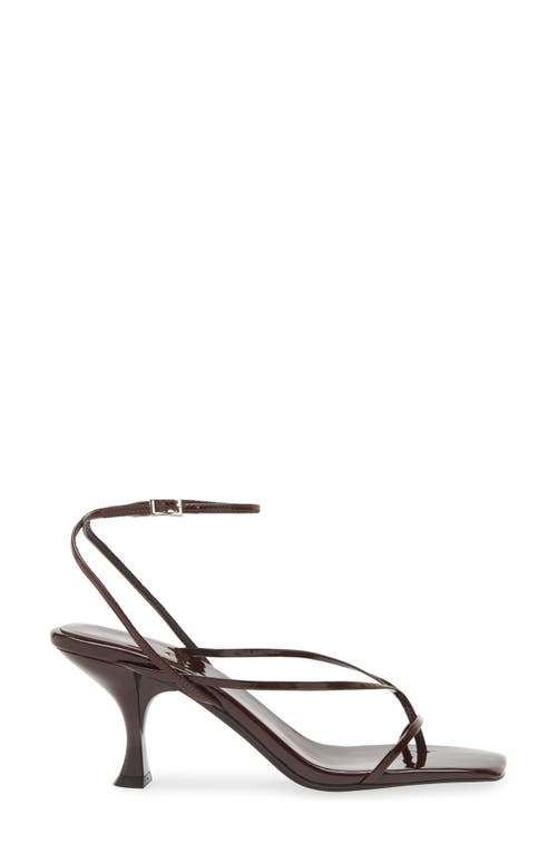 Jeffrey Campbell Fluxx Sandal In Wine Patent