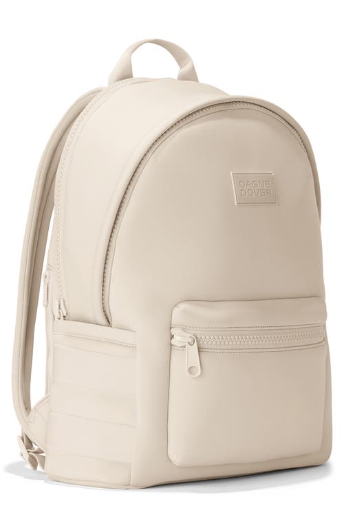 Shop Dagne Dover Dakota Large Neoprene Backpack In Oyster