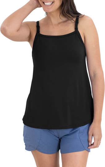 Kindred Bravely Womens Lounge Around Nursing Tank Top Cami Size