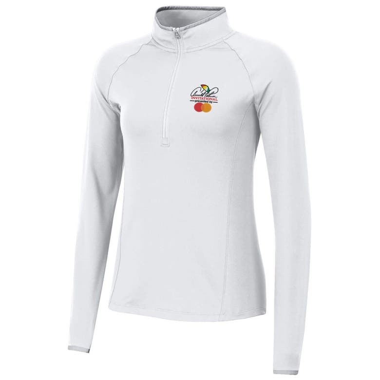 Shop Under Armour White Arnold Palmer Invitational T2 Green Quarter-zip Pullover Top