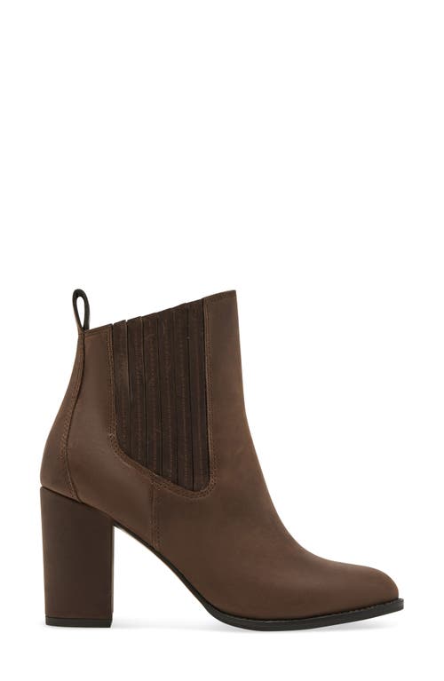 Shop Blondo Giada Waterproof Bootie In Taupe Leather