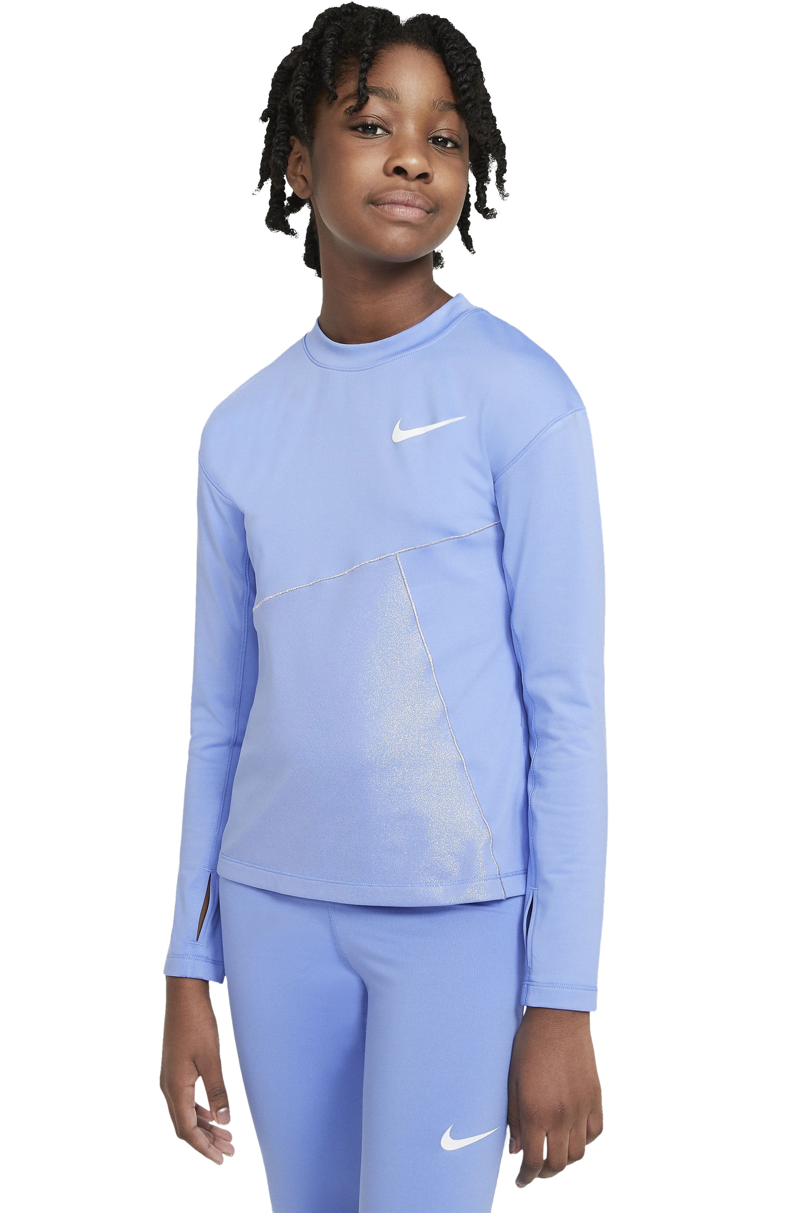 nike pro warm training top