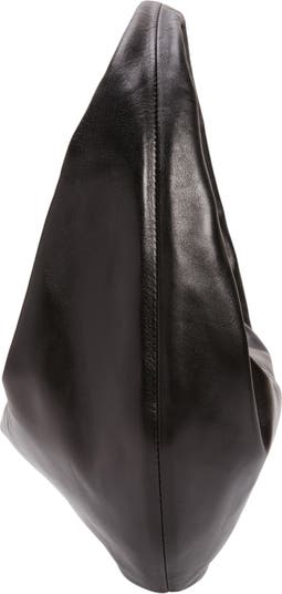 The Medium Olivia Hobo in Black Leather