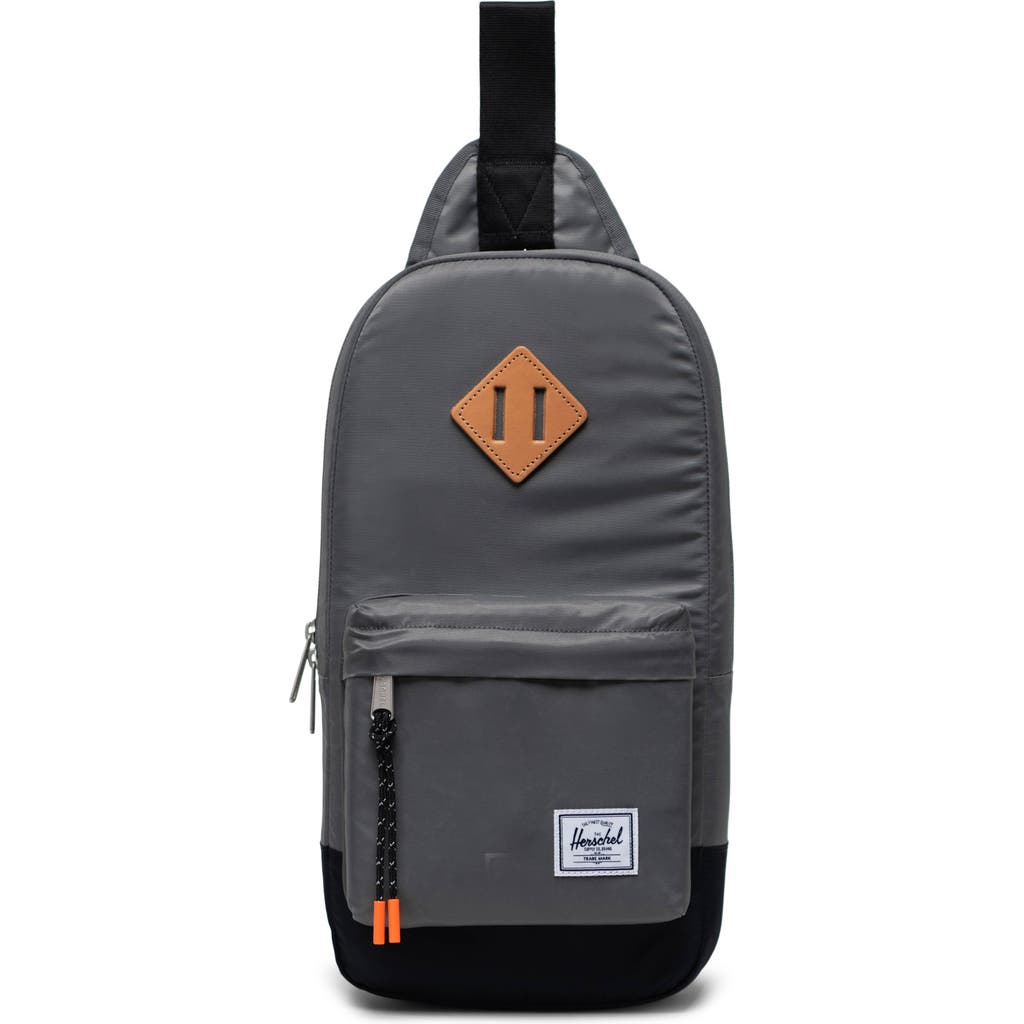 Herschel Supply Co . Heritage Recycled Polyester Shoulder Bag In Gray