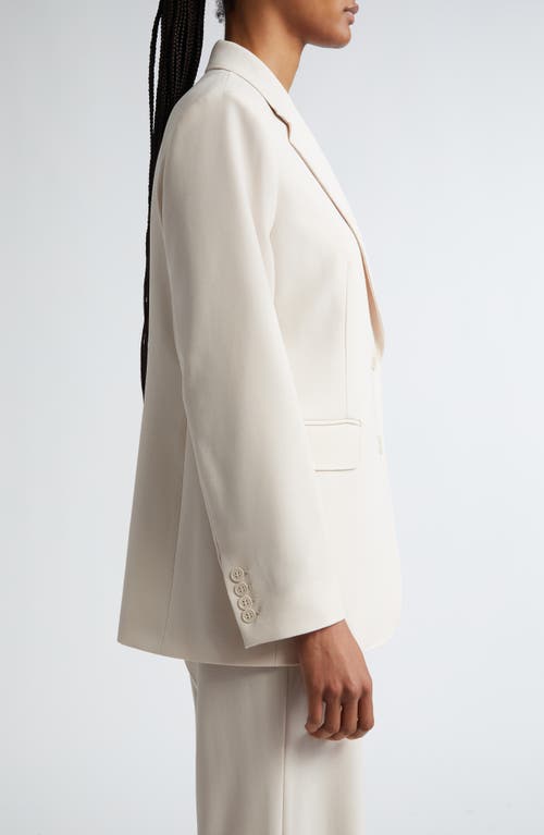 MAX MARA MAX MARA STUDIO MAGMA VIRGIN WOOL GABARDINE BLAZER 