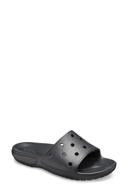 CROCS Classic Slide Sandal in Black