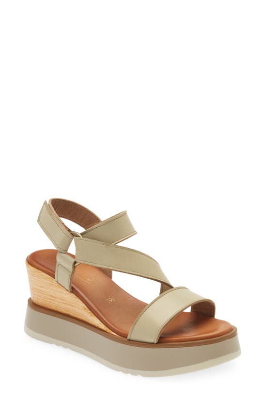 Sheridan Mia Sofia Ankle Strap Wedge Sandal In Taupe | ModeSens